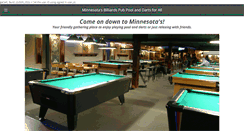 Desktop Screenshot of minnesotasbilliards.com