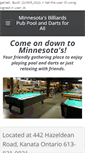 Mobile Screenshot of minnesotasbilliards.com